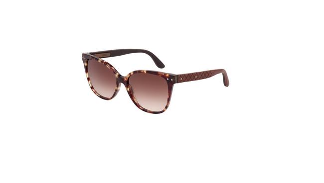 Bottega Veneta Pink Havana Bv0044s 003 Sunglasses