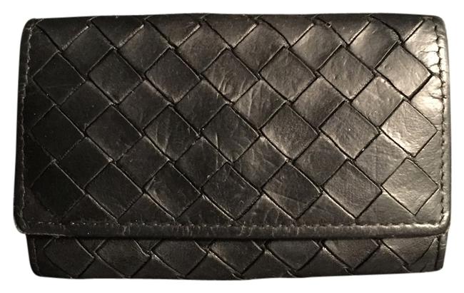 Bottega Veneta Black CoinCard Case Wallet