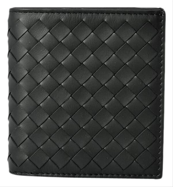 Bottega Veneta Black Mens Bi fold Vn Intrecciato 222338 Wallet