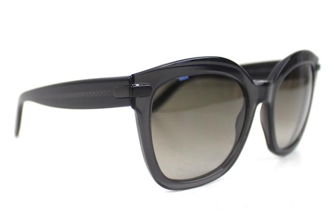 Bottega Veneta Black Woven Intrecciato Acetate New Bv218 Sunglasses