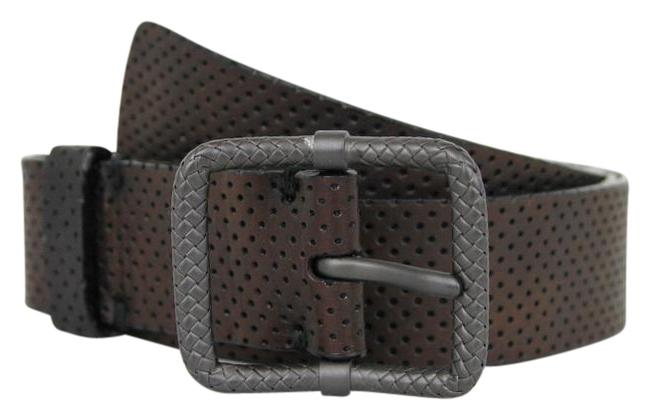 Bottega Veneta Bronze New Leather Perforated 10040 288184 Belt