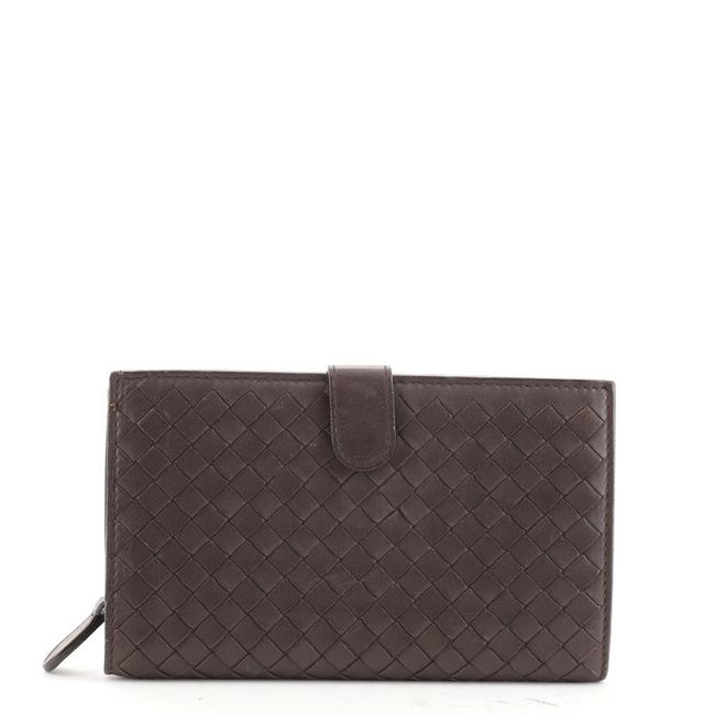 Bottega Veneta Brown French Intrecciato Nappa Medium Wallet