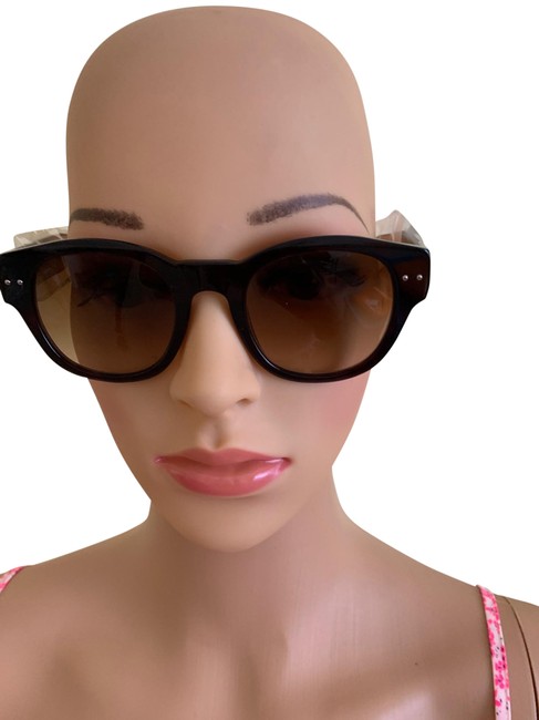 Bottega Veneta Brown Havana Orange Sunglasses