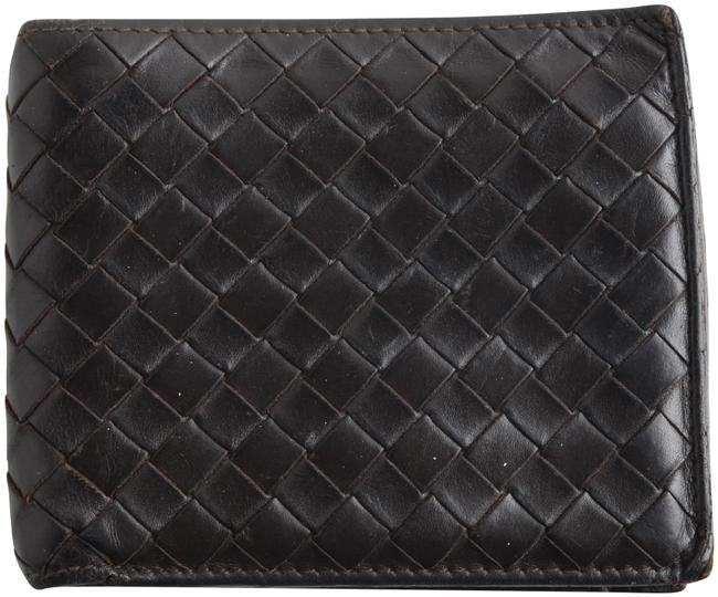 Bottega Veneta Brown Intrecciato Leather Billfold Wallet