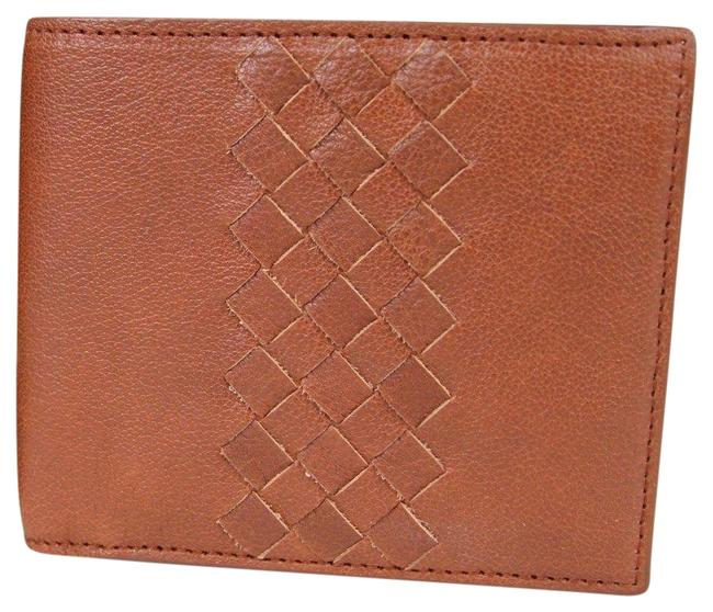Bottega Veneta Brown W Leather Bifold WWoven Detail 196207 6318 Wallet