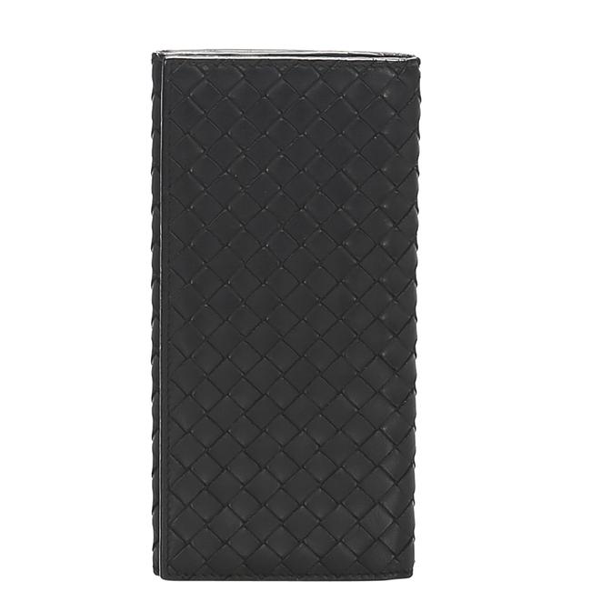 Bottega Veneta Brown Leather Intrecciato Wallet