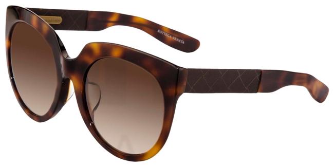 Bottega Veneta Brown Leather Overd Bv305fs Havana 305f Zc2jd Sunglasses