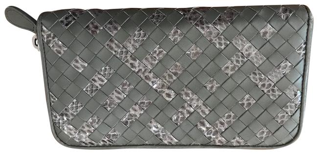 Bottega Veneta Brown Multi Zip Around Wallet