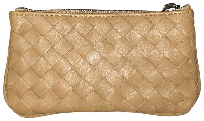 Bottega Veneta Coffee Intrecciato Nappa Coin Purse Wallet