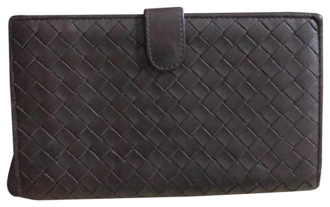Bottega Veneta Dark Brown Bifold Wallet