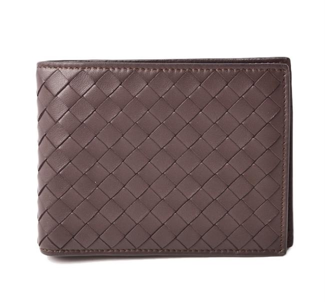 Bottega Veneta Dark Brown Intrecciato 148324 Outlet Wallet