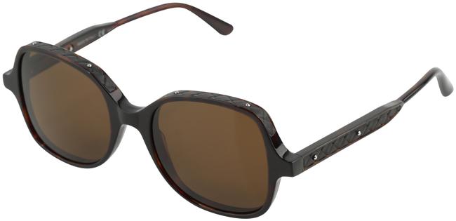 Bottega Veneta Dark Havana Bv0068s Sunglasses