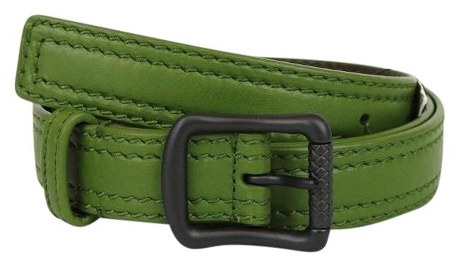 Bottega Veneta Green New Leather 10040 284083 3822 Belt