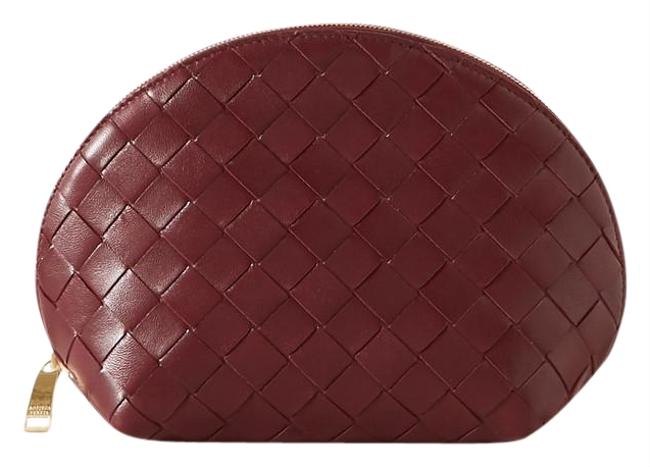 Bottega Veneta Intrecciato Leather Case Cosmetic Bag