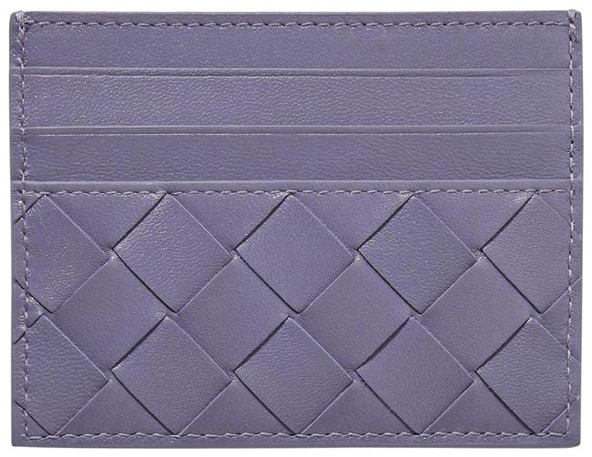 Bottega Veneta Lavender Intrecciato Leather Cardholder Wallet
