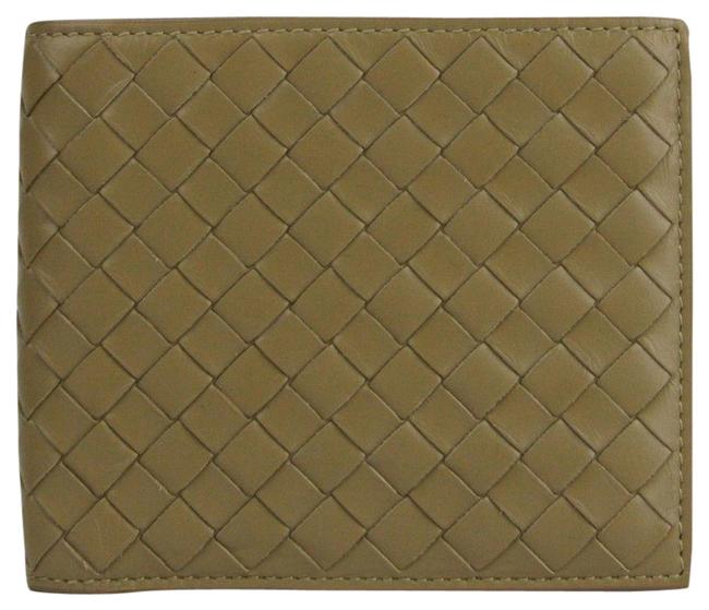 Bottega Veneta Light Brown Soft Leather Woven Bifold 196207 2640 Wallet