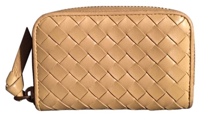 Bottega Veneta Light Yellow 3 Compartment Wallet