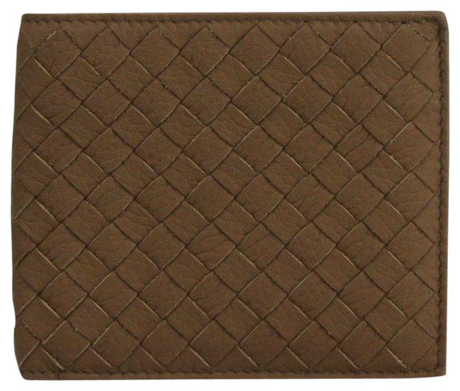Bottega Veneta Medium Brown Soft Leather Woven Bifold 196207 2314 Wallet