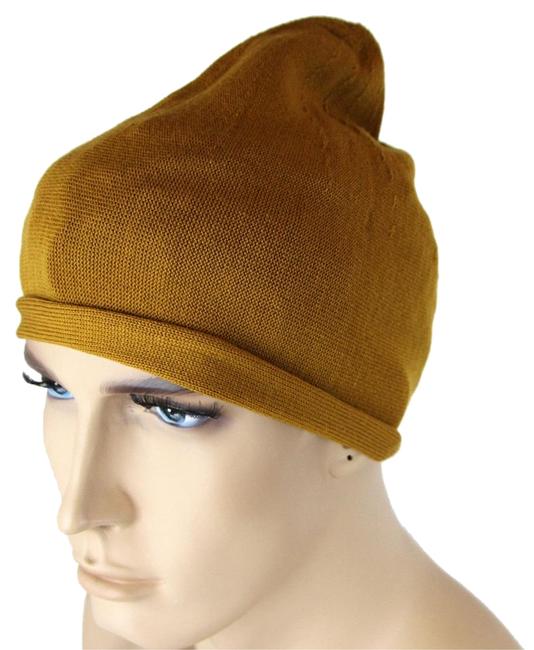 Bottega Veneta Orange Brown New Merinos Wool Beanie 274457 7700 Hat