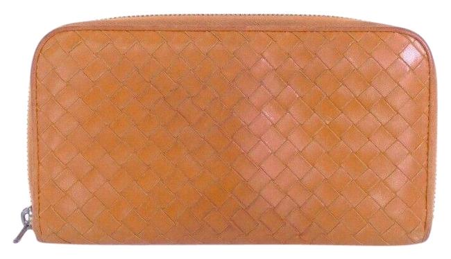 Bottega Veneta Orange Intrecciato Purse #2*** Wallet
