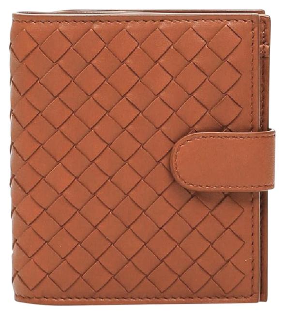 Bottega Veneta Orange Small Wallet