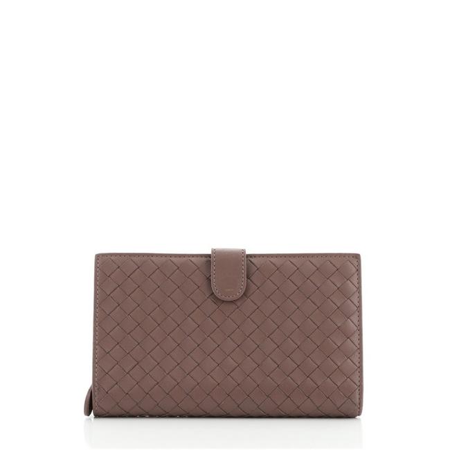 Bottega Veneta Pink French Intrecciato Nappa Medium Wallet