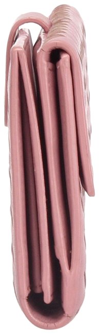 Bottega Veneta Pink Long Intrecciato Leather Wallet