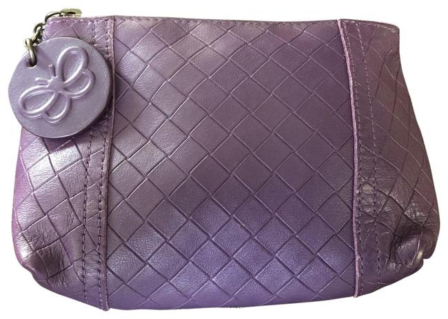 Bottega Veneta Purple Intreacciomirage Deep Cosmetic Bag