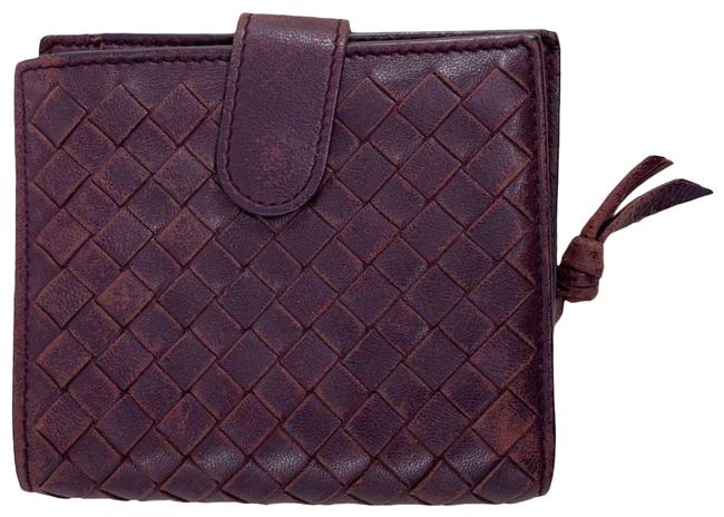 Bottega Veneta Purple Intrecciato Wallet