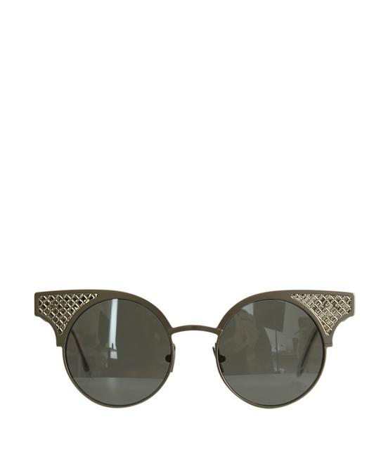 Bottega Veneta Silver Bv15 Sterling Metal 190240 Sunglasses