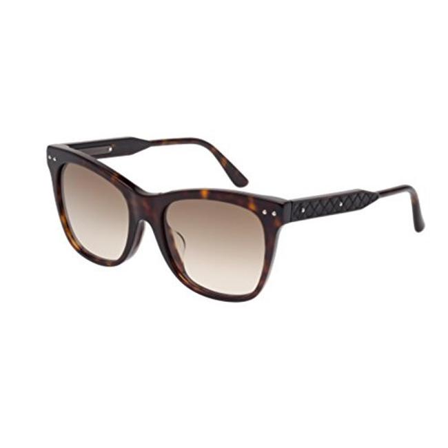 Bottega Veneta Tortoise Brown Bb0043sa Unisex Sunglasses