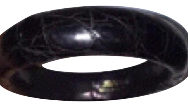 Bottega Veneta Very Dark Brown Crocodile Skin Bracelet