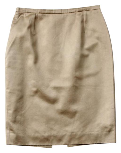 Celine Beige Pencil Skirt10 M, 31