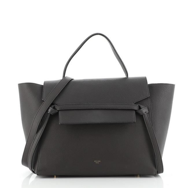 Celine Belt Bag Mini Gray Grainy Leather Clutch