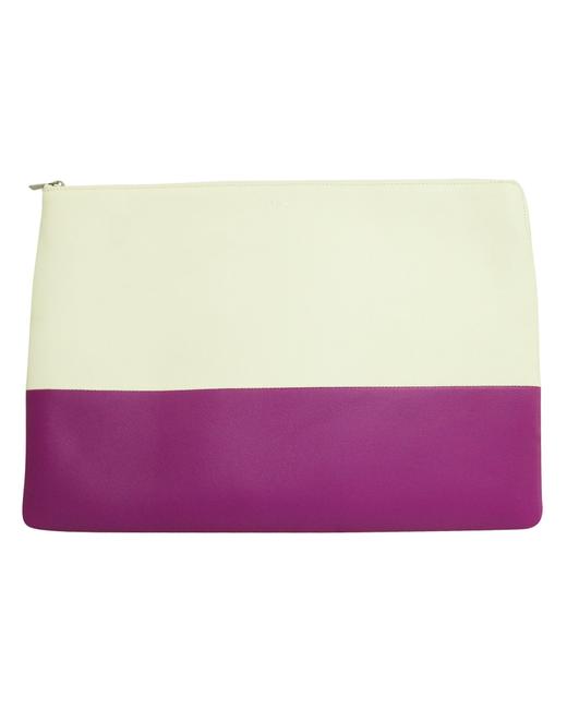 Celine Bicolor Solo Pouch pre Owned Condition Excellent U Clutch