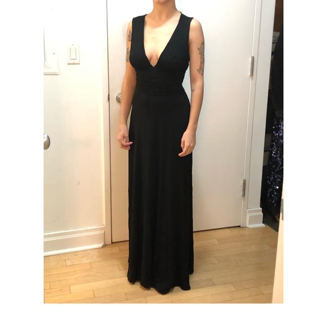 Celine Black Gown Long Formal Dress2 XS