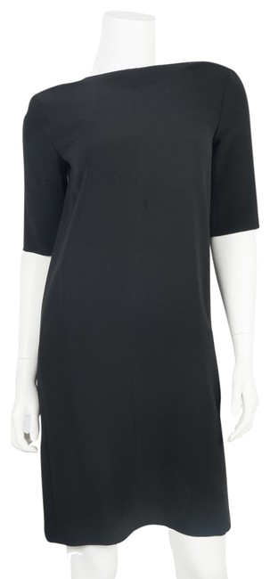 Celine Black Short Sleeve 38 Mid length WorkOffice DressOS one