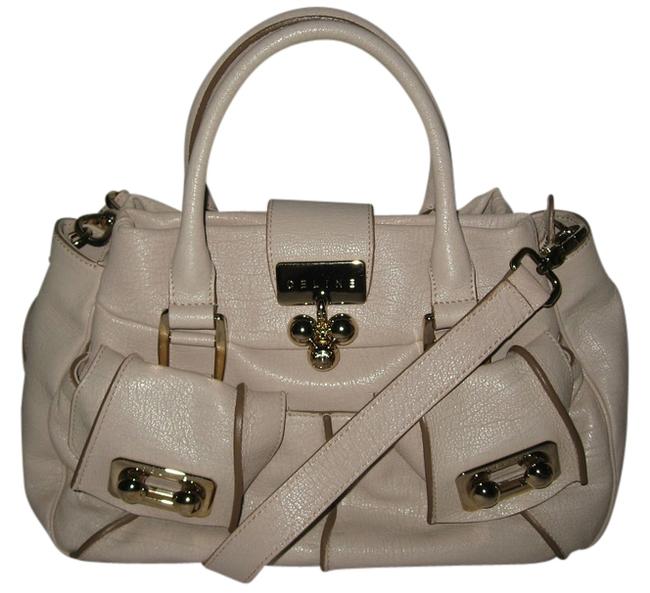 Celine Blossom Beige Leather Satchel