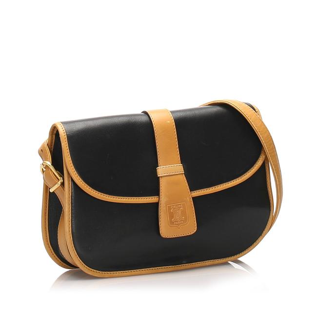 Celine Blue Leather Cross Body Bag