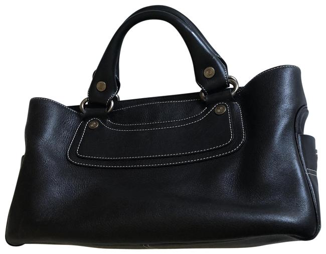 Celine Boogie Dark Brown Leather Satchel