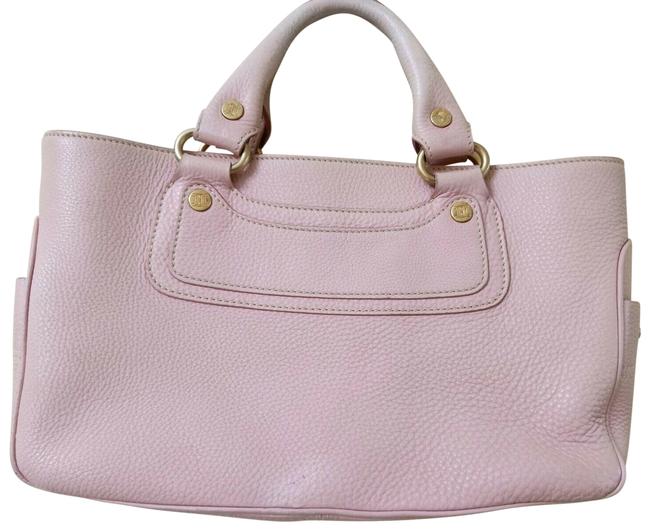 Celine Boogie W Coa Pink Nappa Leather Satchel