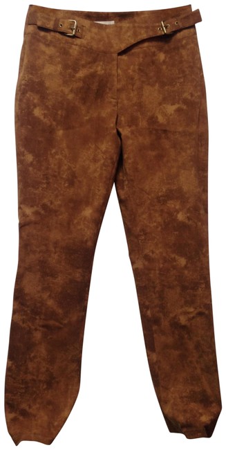 Celine Brown Stirrups Mossaic Pattern Pants4 S, 27