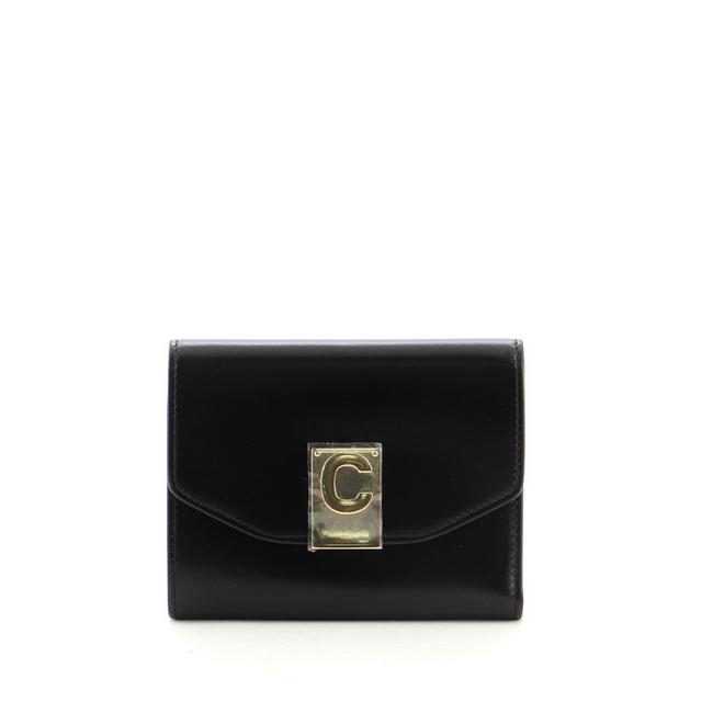 Celine C Flap Wallet Leather Small Clutch