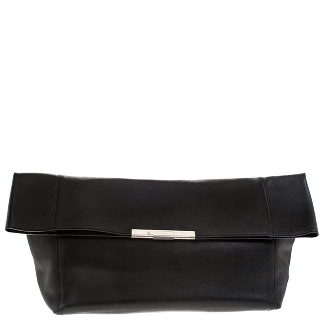 Celine Cabas Leather Fold over Clutch