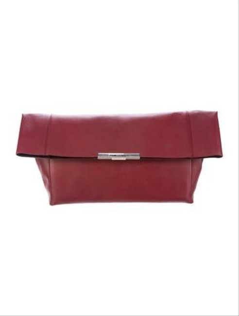 Celine Calfskin Leather Foldover pre Owned Condition Good U Clutch