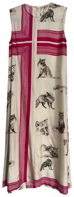 Celine Cream Spring 2015 Collection Mid length Casual Maxi Dress0 XS