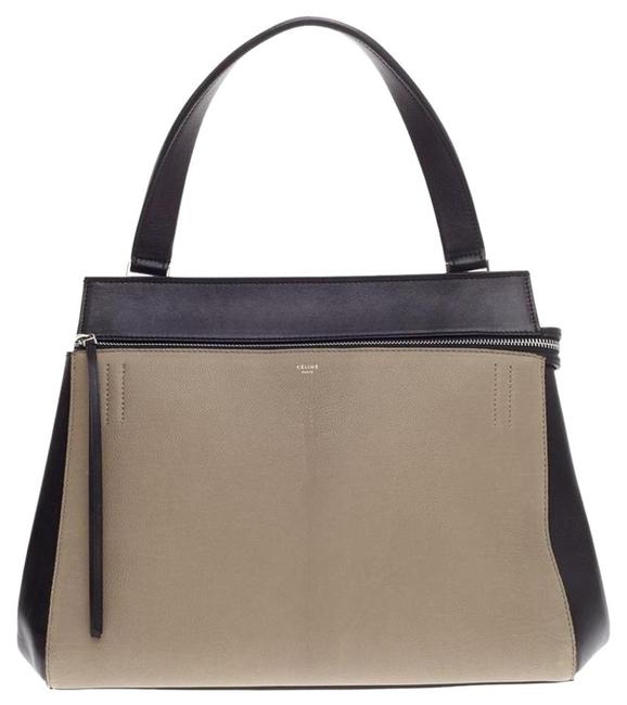 Celine Edge Medium Multicolor Leather Satchel