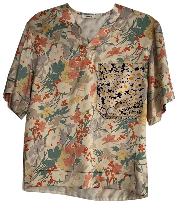 Celine Floral Blouse0 XS