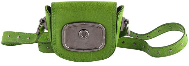 Celine Forest Green Leather Cross Body Bag
