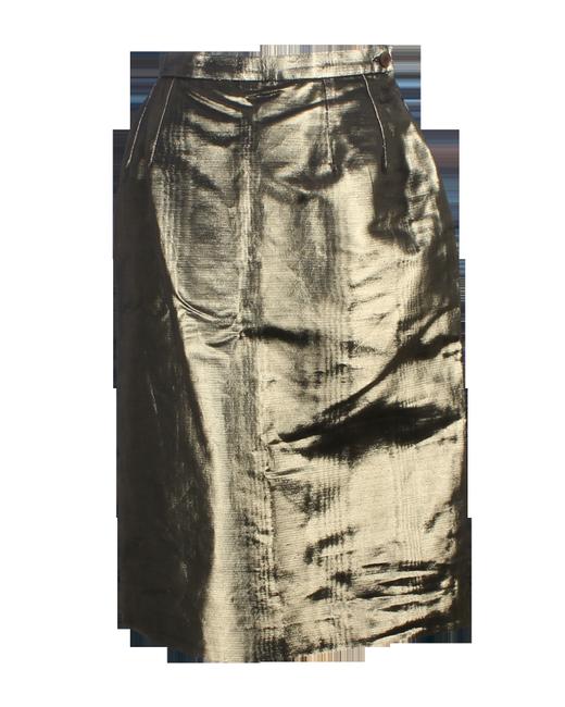 Celine Gold pre Owned Condition Excellent Fr40 Skirt